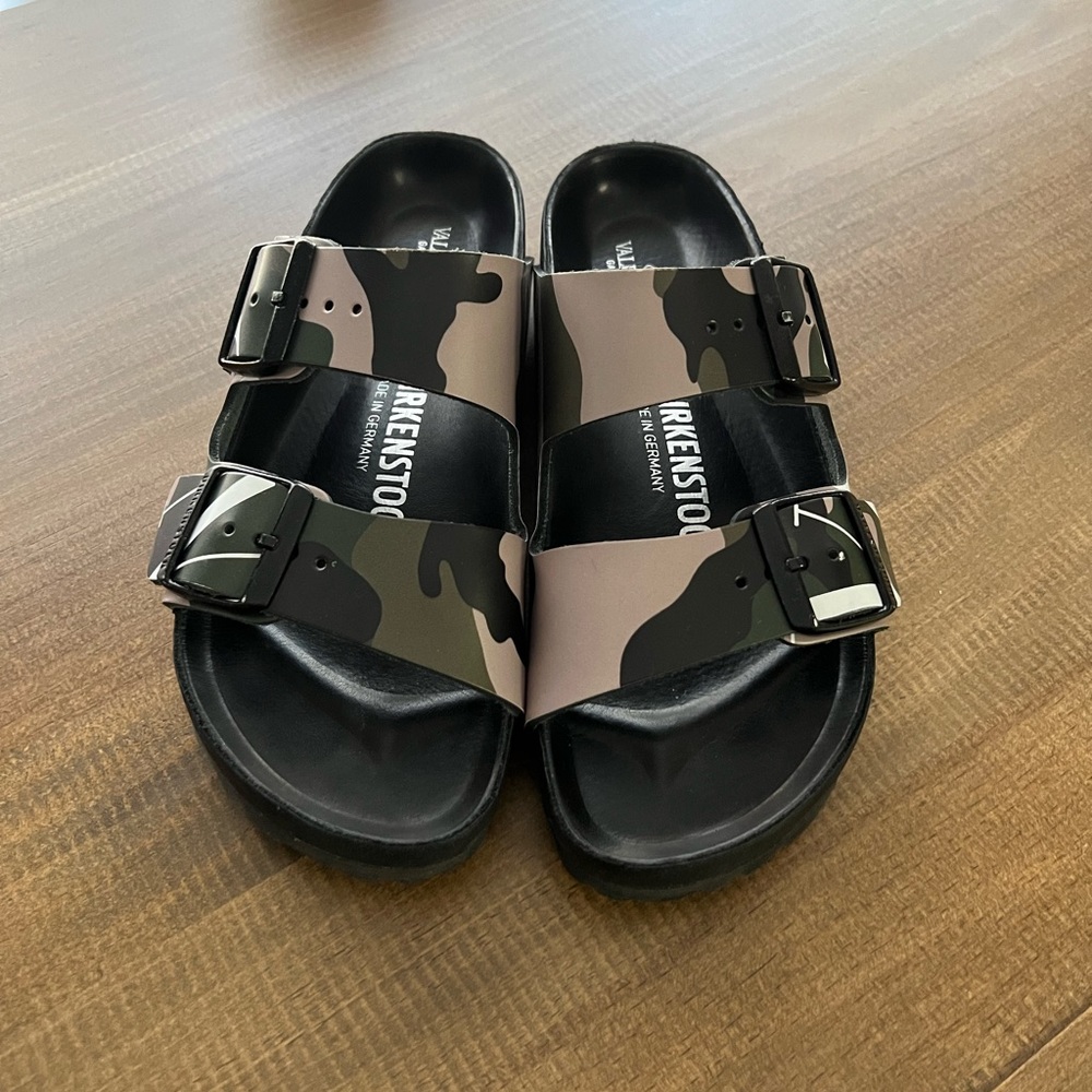 Birkenstock x Valentino Camo Sandals sz 36